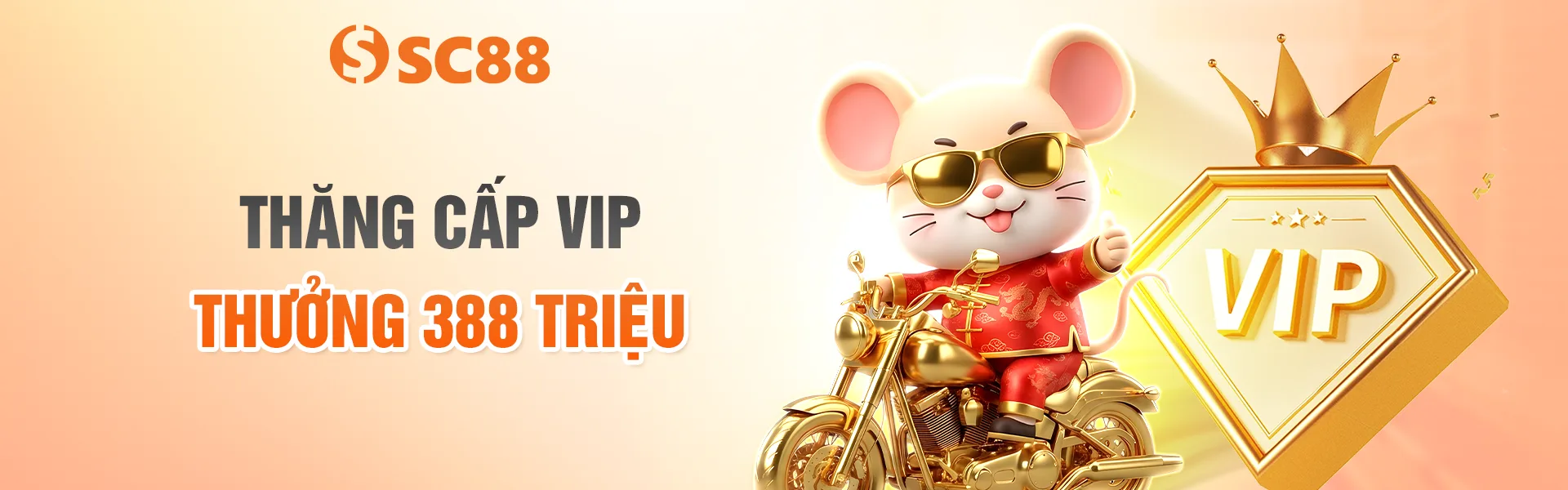 Thăng cấp vip thưởng 388 triệu